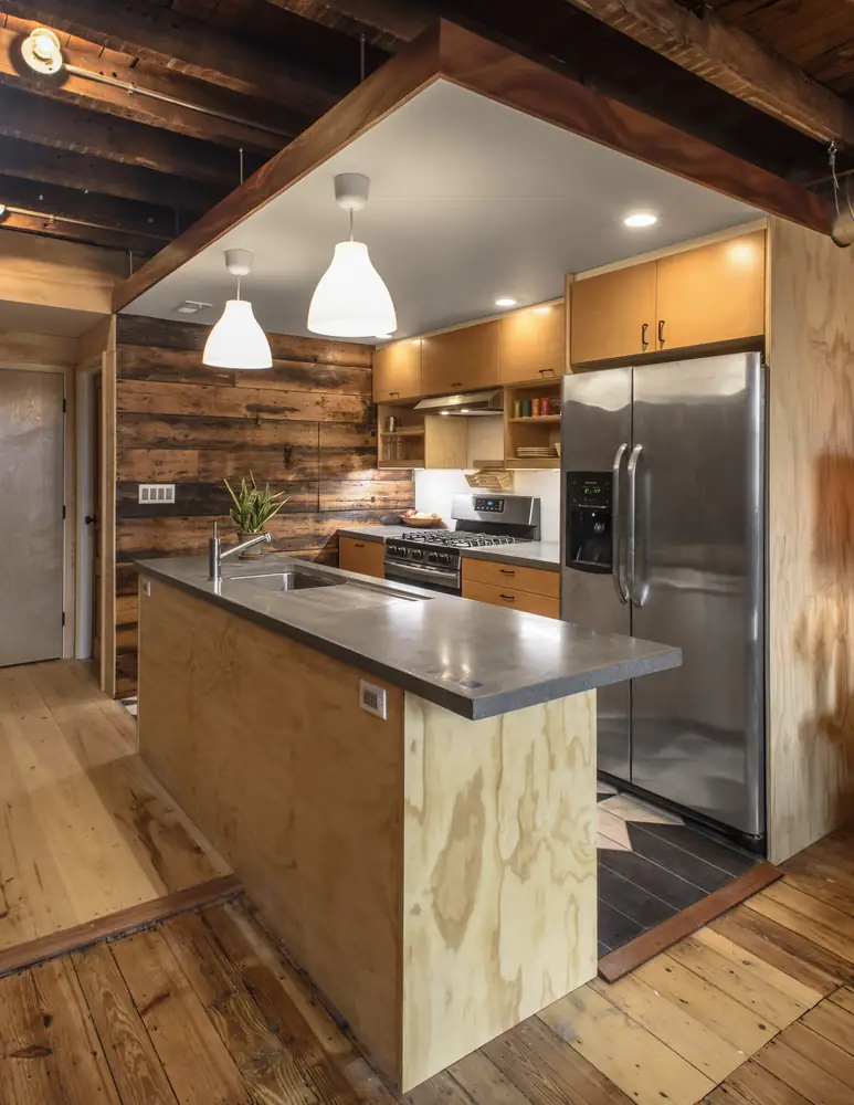Renovated interior at Hawthorne House